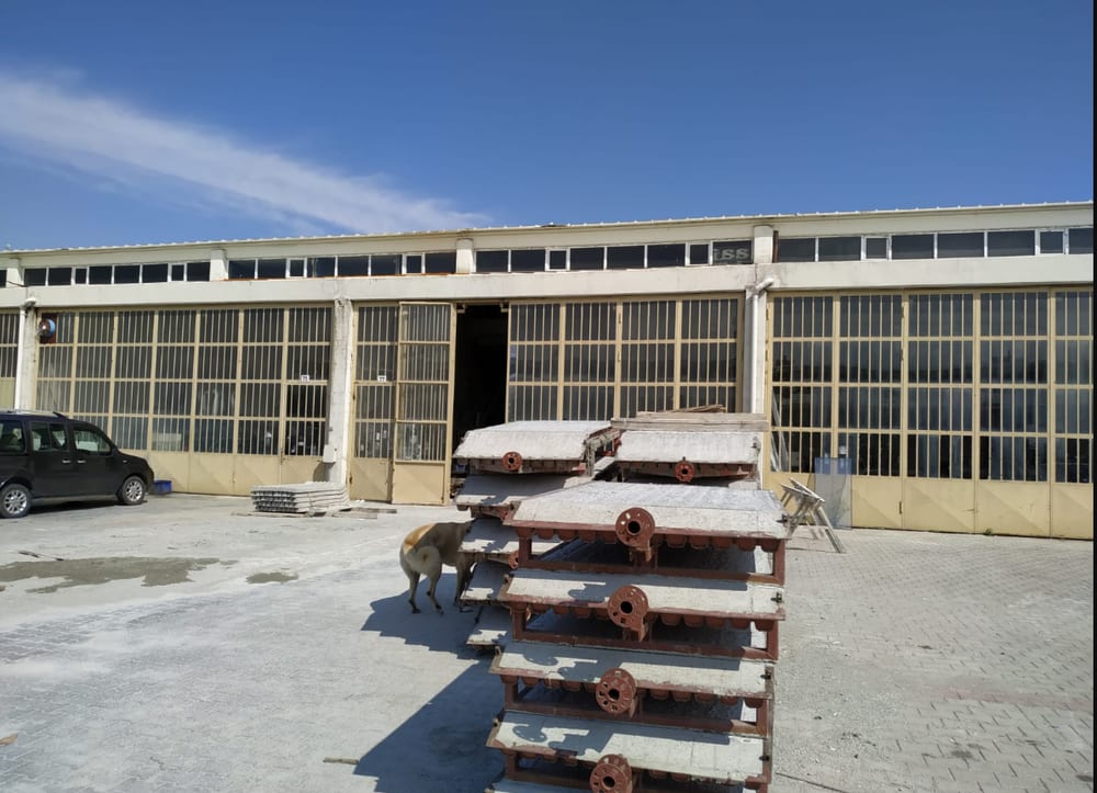 Asya Beton Eskişehir üretim tesisi ve beton direk imalat sahası